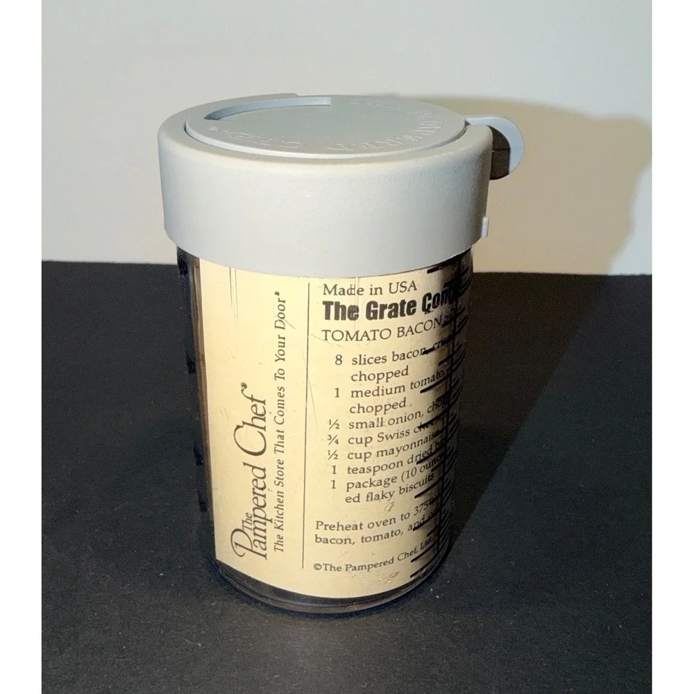 Pampered Chef Mini Measure-All Cup 1278 Adjustable 1 Cup 250mL Store Container